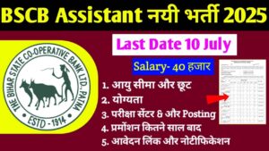 BSCB New Recruitment 2025