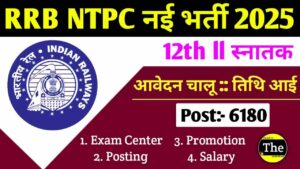RRB NTPC New Recruitment 2025 Apply Online Process