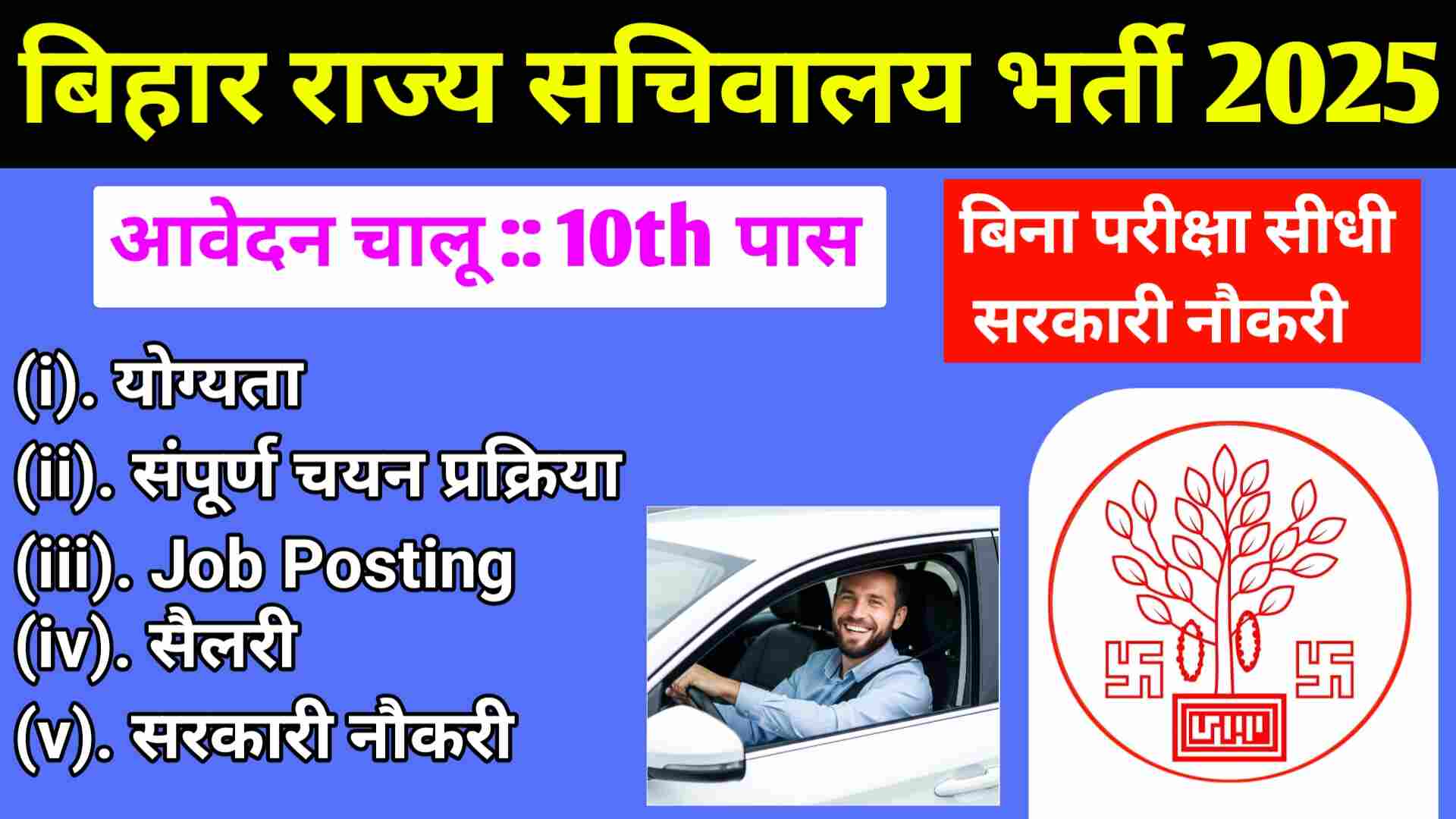 Bihar State Sachivalay Bharti 2025