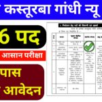 Bihar KGBV Recruitment 2026