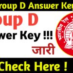 RRB GROUP D Answer Key Out