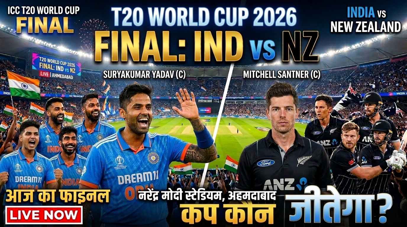 India VS New Zealand T20 Final