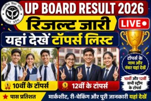 Up Board Result 2026 Topper Name Out