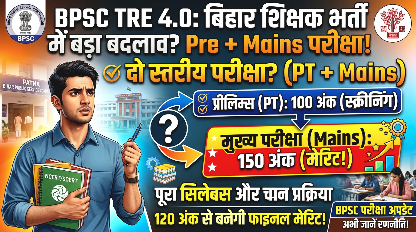 BPSC TRE 4.0 New Exam Pattern Out