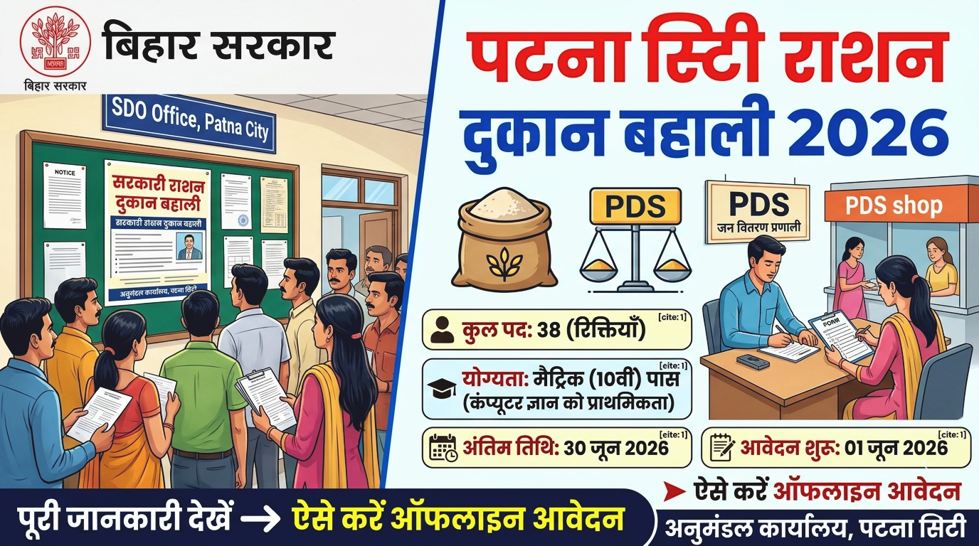 Bihar City Rashan Dealer Recruitment 2026