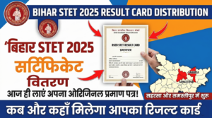 Bihar STET 2025 Certificate Saharsa & Samastipur District Notice Out