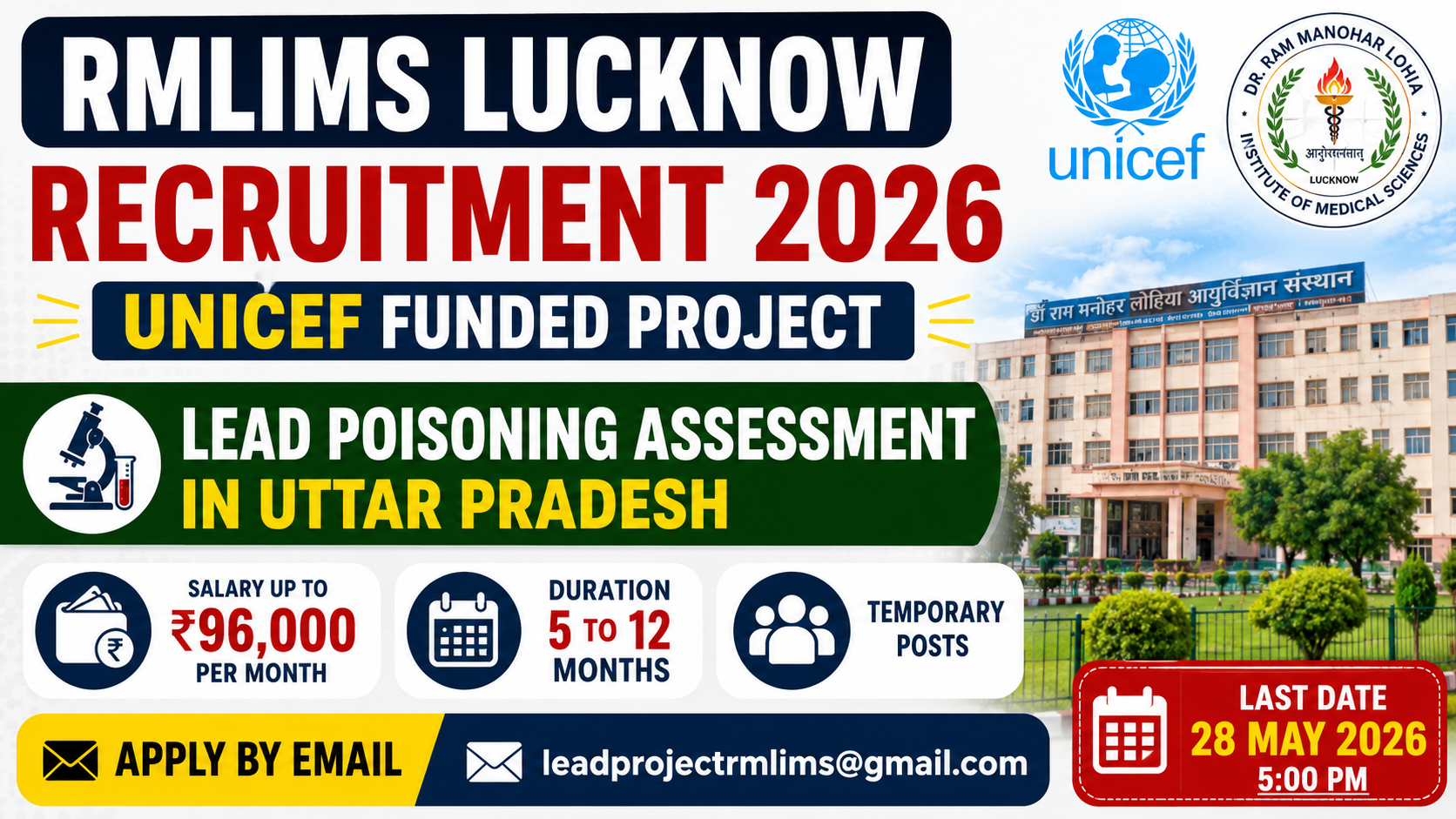 RML Lucknow New Recruitment 2026