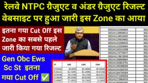 RRB NTPC CEN 05/2024 Result Out