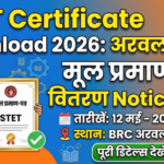 STET 2025 Certificate Arwal Notice Out