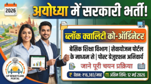 UP Ayodhya Block Coordinator Recruitment 2026