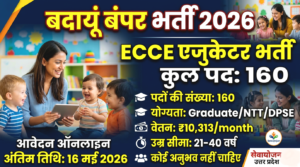 UP Budaun ECCE Educator Recruitment 2026