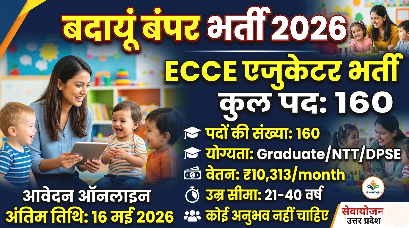 UP Budaun ECCE Educator Recruitment 2026