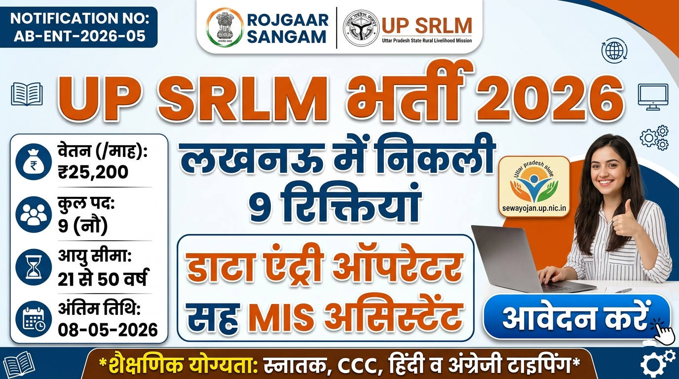UP Lucknow DEO New Recruitment 2026