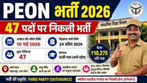UP Peon New Recruitment 2026