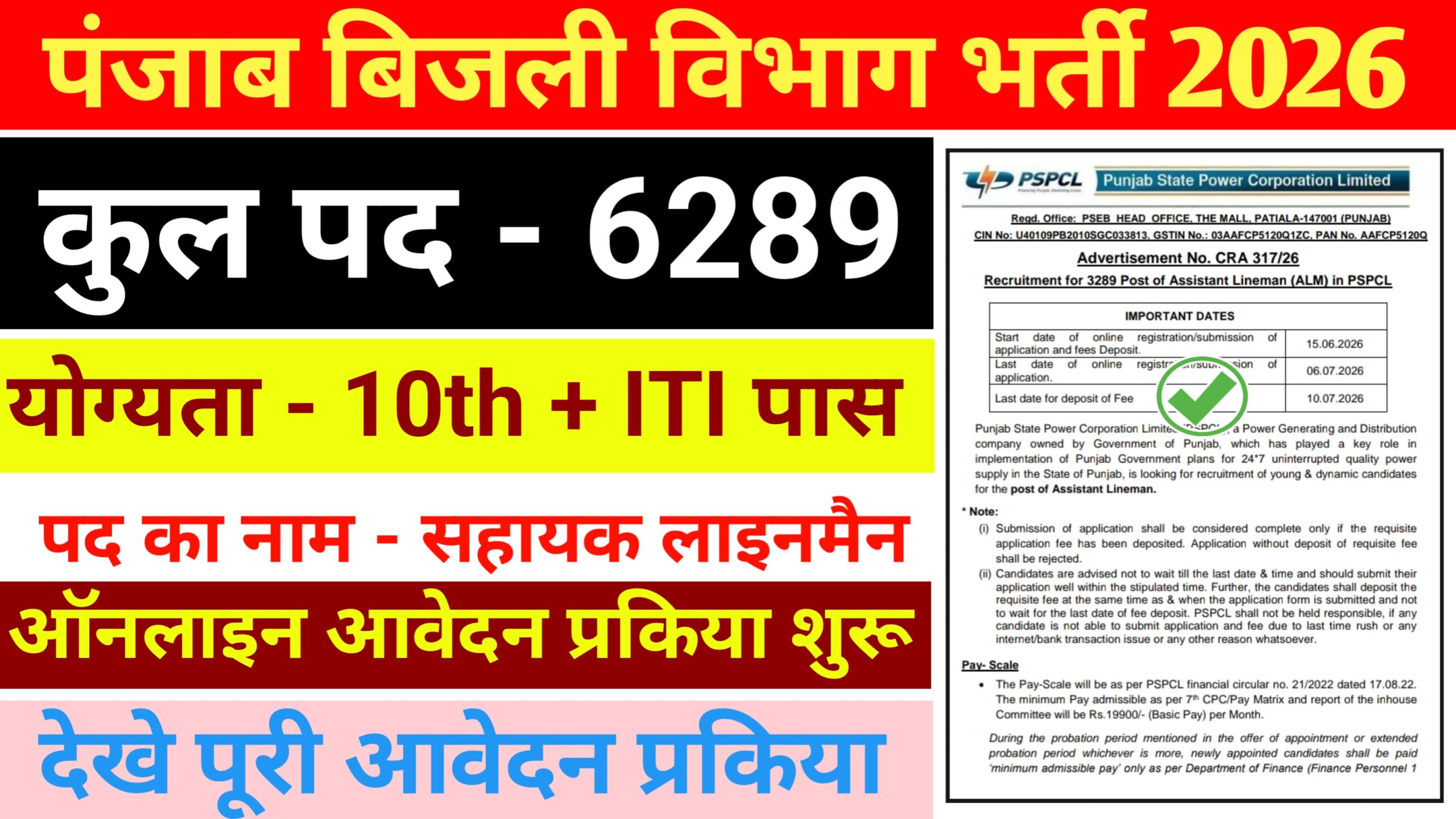 Bijli Vibhag New Recruitment 2026